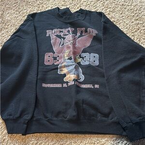 Black Graphic Men's Sweater